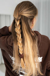 Silk Scrunchies 3er Set | Coffee